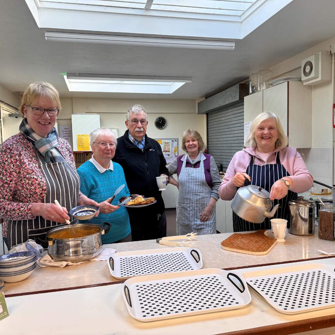 Volunteers at the 2024/25 warms space venue - St John the Evangelist, Churchdown and Innsworth.